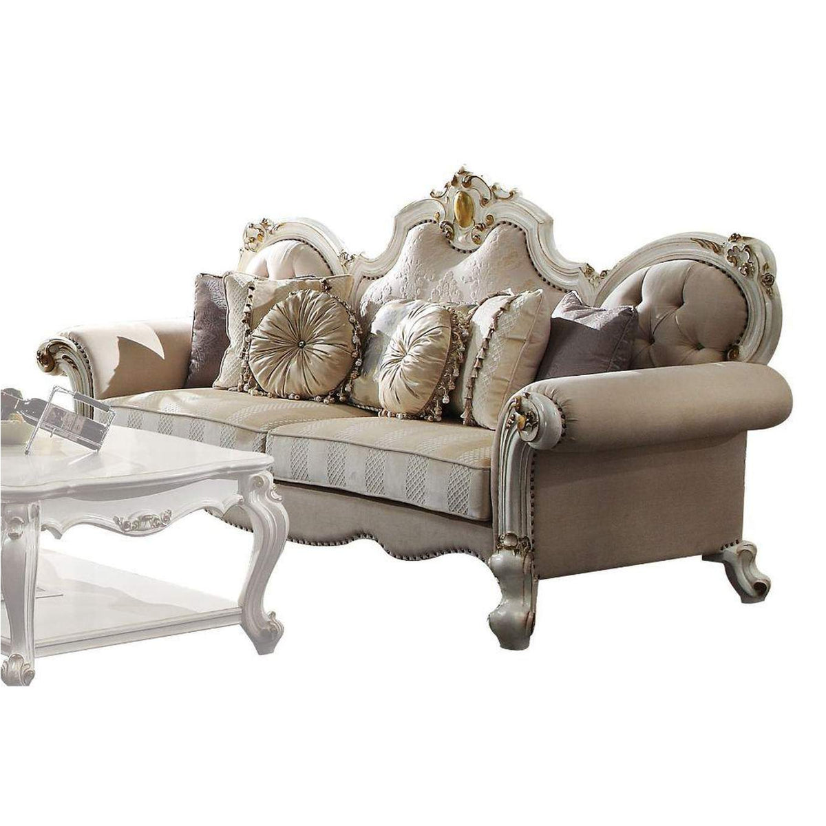 55460 Picardy Sofa with 7 Pillows