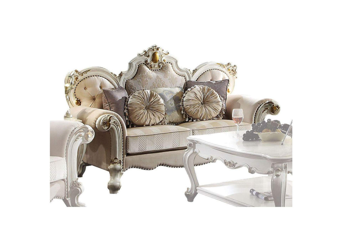 55461 Picardy Loveseat with 5 Pillows