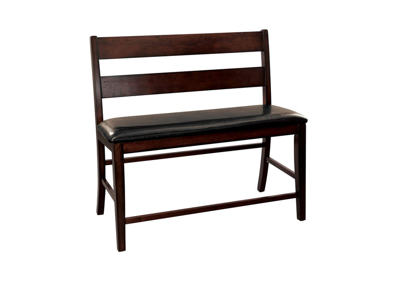 5547-24BH Mantello Counter Height Bench with Back