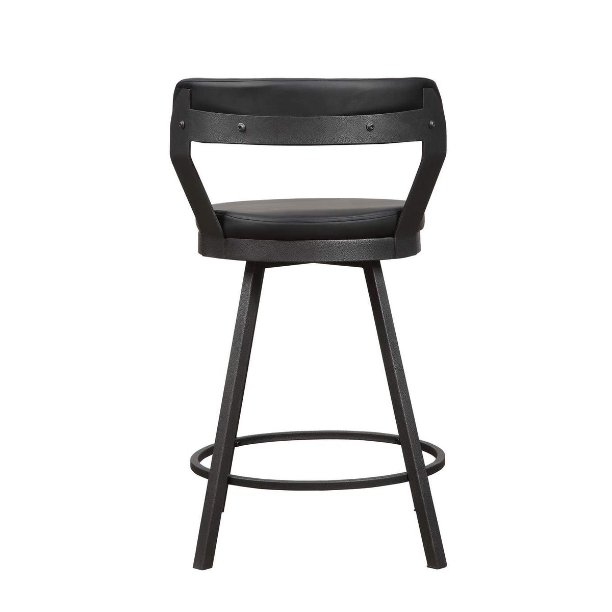 5566-24BK Appert Swivel Counter Height Chair, Black