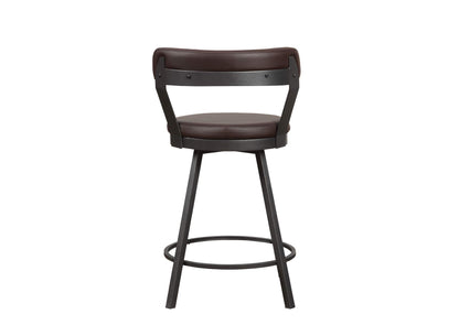 5566-24BR Appert Swivel Counter Height Chair, Brown