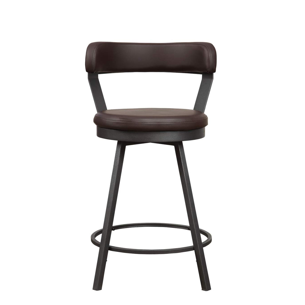 5566-24BR Appert Swivel Counter Height Chair, Brown