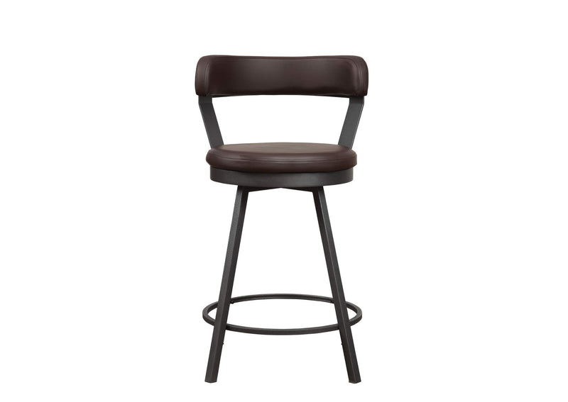 5566-24BR Appert Swivel Counter Height Chair, Brown