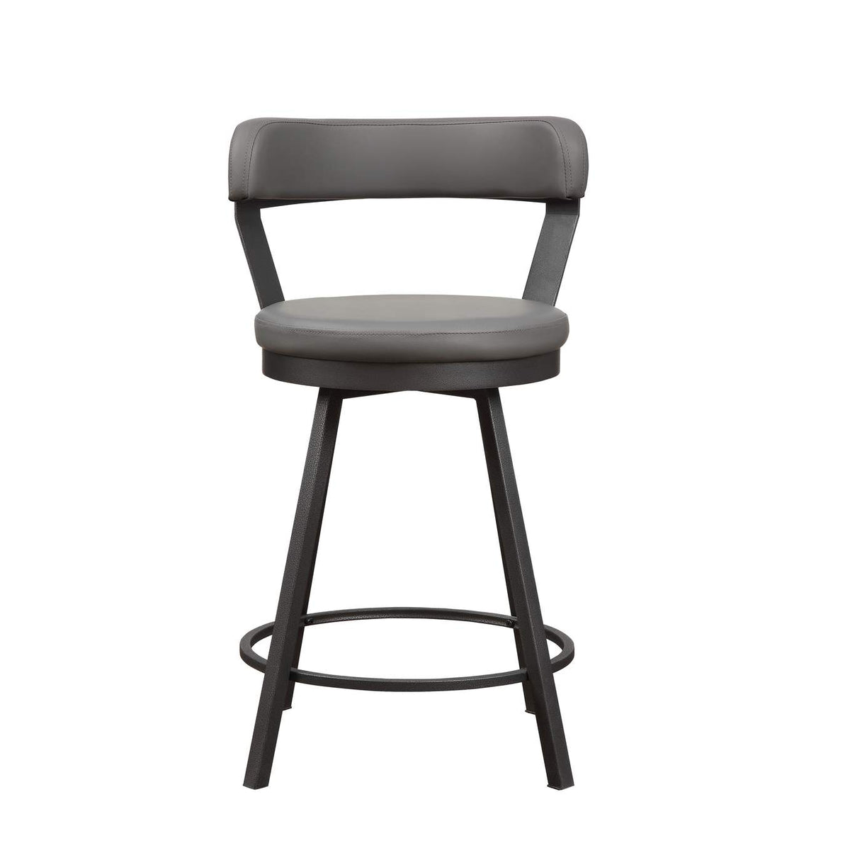 5566-24GY Appert Swivel Counter Height Chair, Gray
