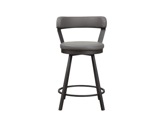 5566-24GY Appert Swivel Counter Height Chair, Gray