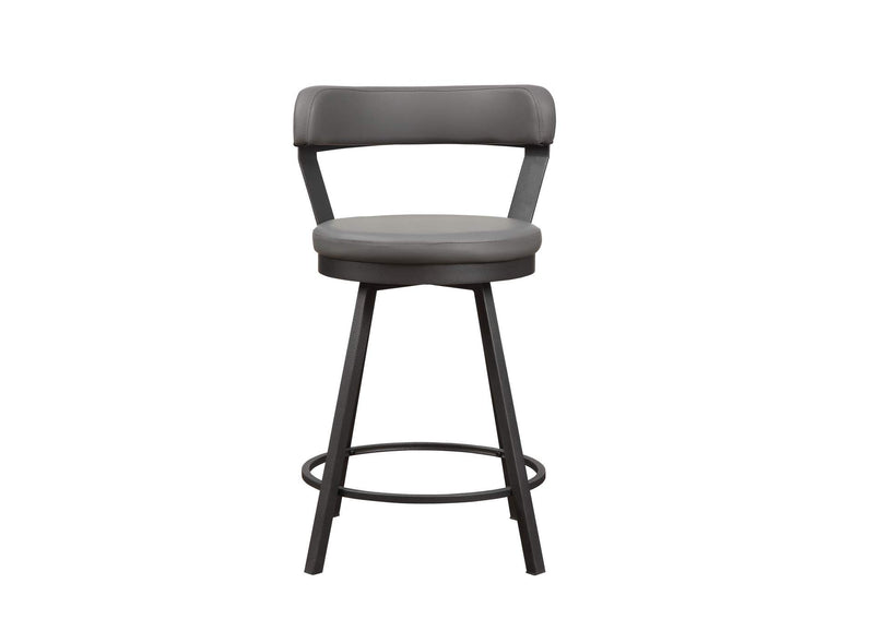 5566-24GY Appert Swivel Counter Height Chair, Gray