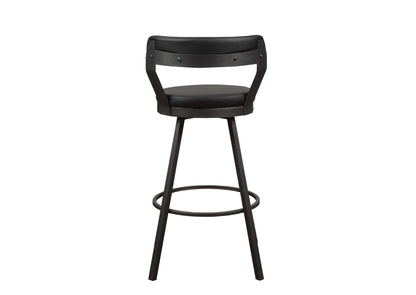 5566-29BK Appert Swivel Pub Height Chair, Black