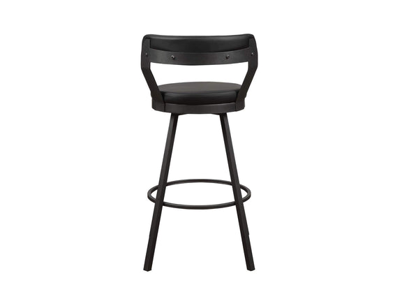 5566-29BK Appert Swivel Pub Height Chair, Black
