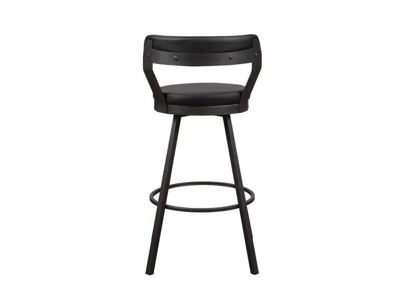 5566-29BK Appert Swivel Pub Height Chair, Black