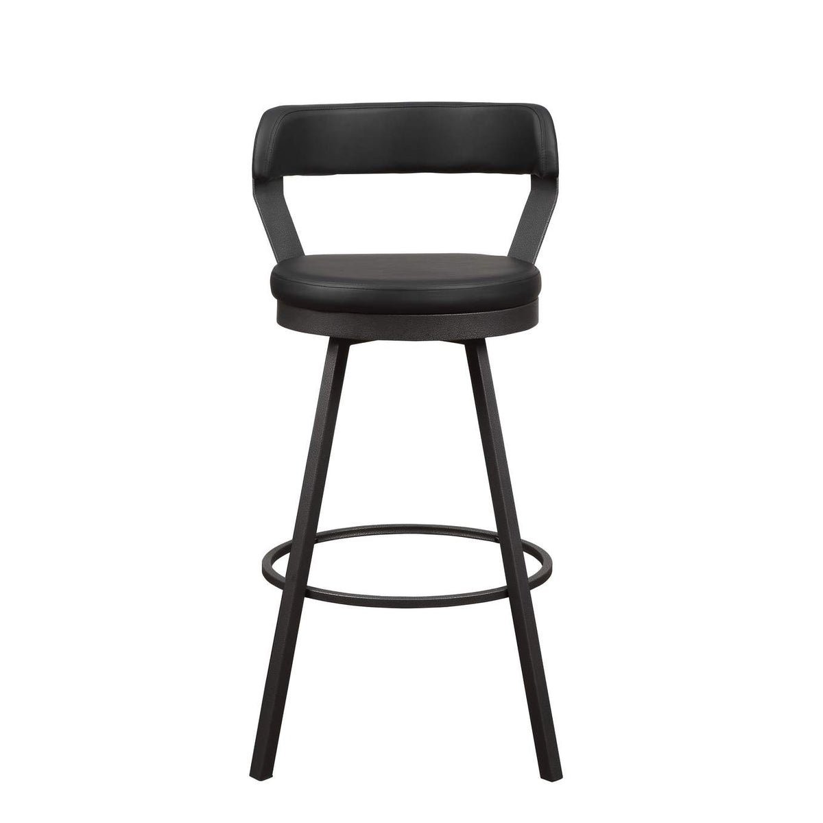 5566-29BK Appert Swivel Pub Height Chair, Black