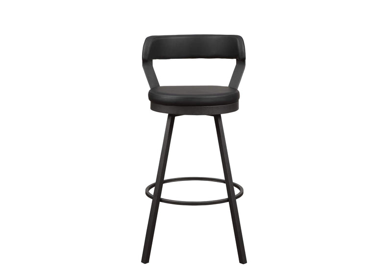 5566-29BK Appert Swivel Pub Height Chair, Black