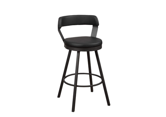 5566-29BK Appert Swivel Pub Height Chair, Black
