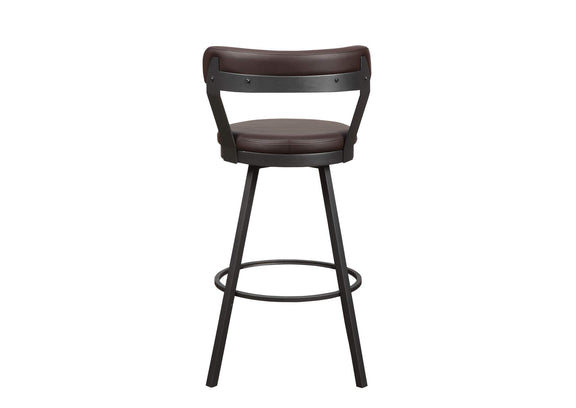 5566-29BR Appert Swivel Pub Height Chair, Brown