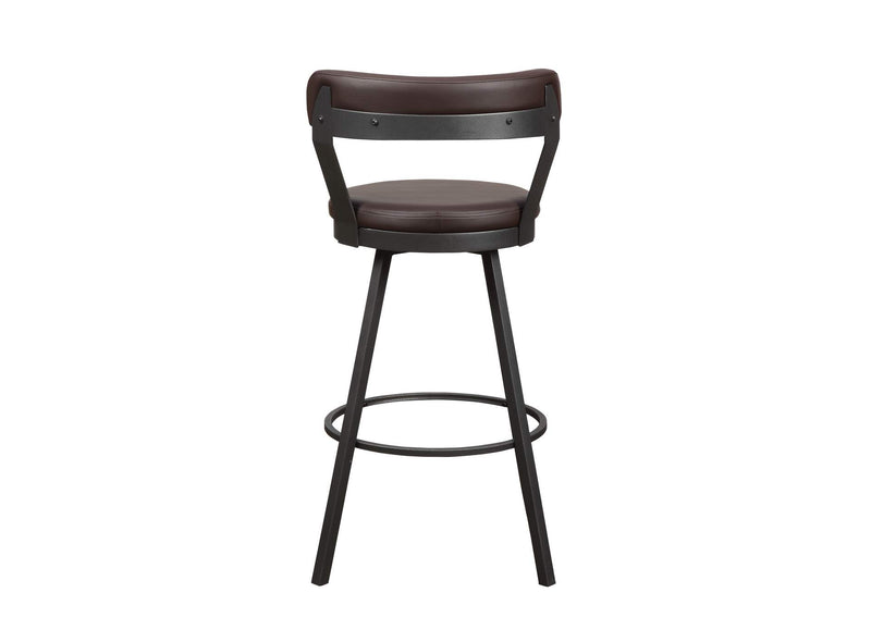 5566-29BR Appert Swivel Pub Height Chair, Brown