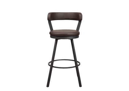 5566-29BR Appert Swivel Pub Height Chair, Brown