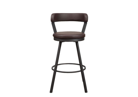 5566-29BR Appert Swivel Pub Height Chair, Brown