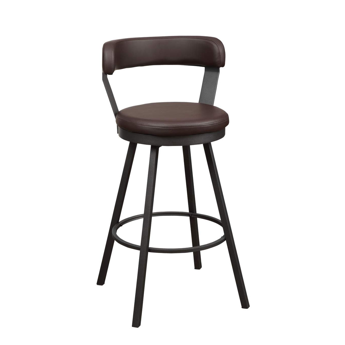 5566-29BR Appert Swivel Pub Height Chair, Brown