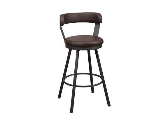 5566-29BR Appert Swivel Pub Height Chair, Brown