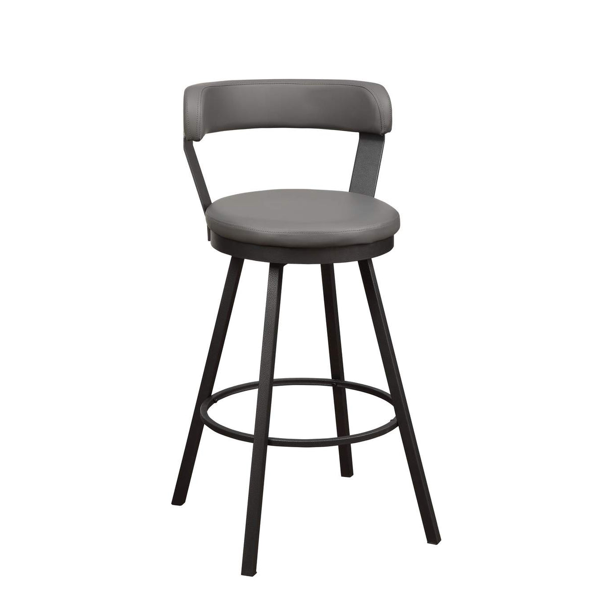 5566-29GY Appert Swivel Pub Height Chair, Gray