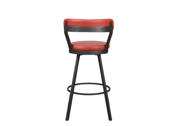 5566-29RD Appert Swivel Pub Height Chair, Red