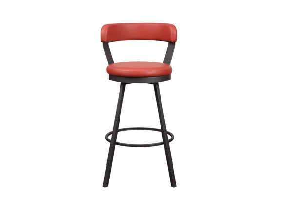 5566-29RD Appert Swivel Pub Height Chair, Red