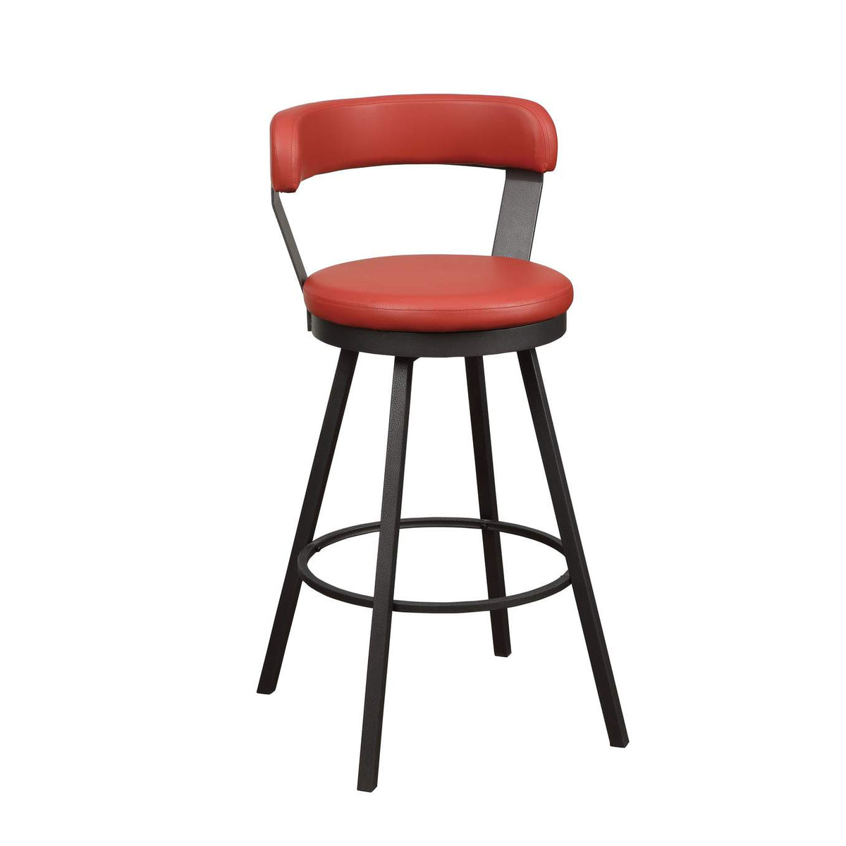 5566-29RD Appert Swivel Pub Height Chair, Red