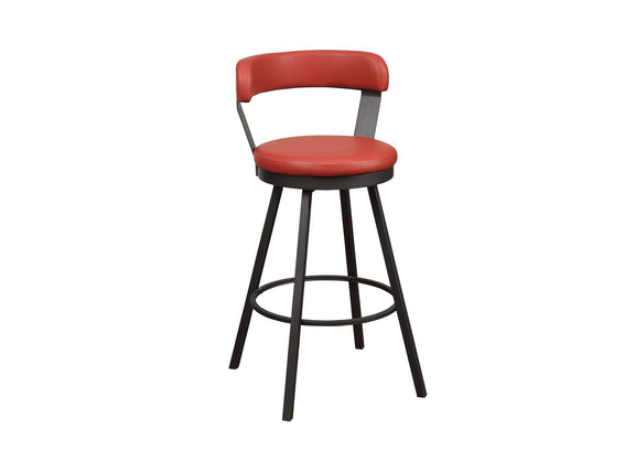 5566-29RD Appert Swivel Pub Height Chair, Red