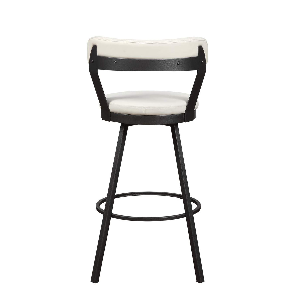 5566-29WT Appert Swivel Pub Height Chair, White