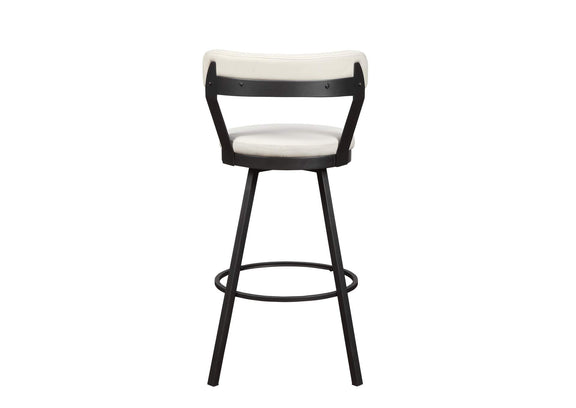 5566-29WT Appert Swivel Pub Height Chair, White