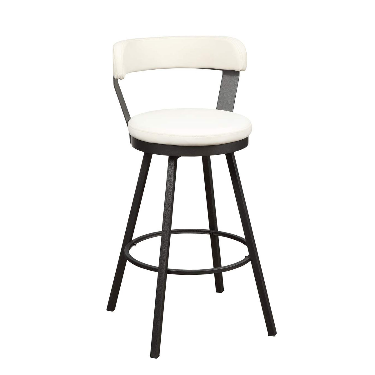 5566-29WT Appert Swivel Pub Height Chair, White