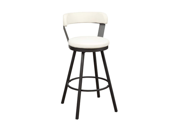 5566-29WT Appert Swivel Pub Height Chair, White