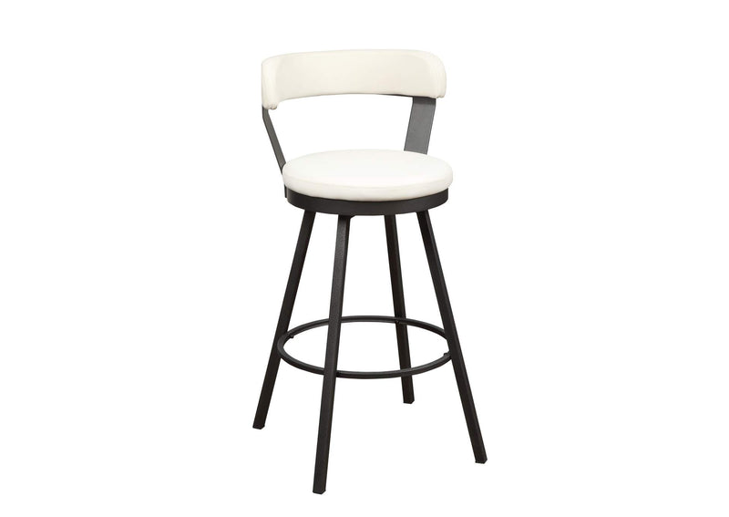 5566-29WT Appert Swivel Pub Height Chair, White