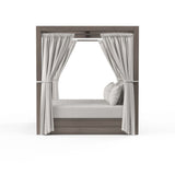 Laguna - Resort King Daybed, No Welt - Canvas Flax / Gray