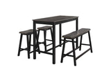 Visby 4 Piece Counter Height Set