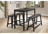 5578-32 Visby 4 Piece Counter Height Set