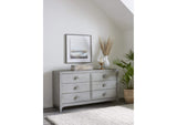 1JQ982A Boho Chic Six - Drawer Dresser In Washed White (2024)