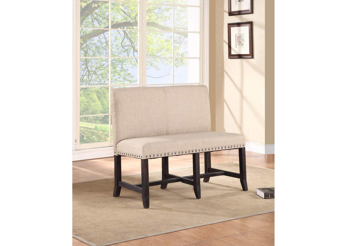 7YC969 Yosemite Solid Wood Dining Settee