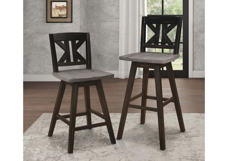 5602-29BKS1 Amsonia Swivel Pub Height Chair