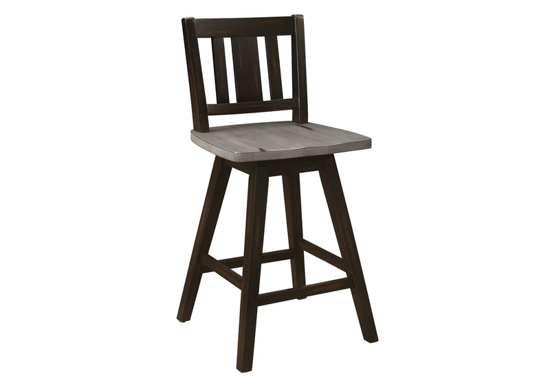 5602-24BKS2 Amsonia Swivel Counter Height Chair