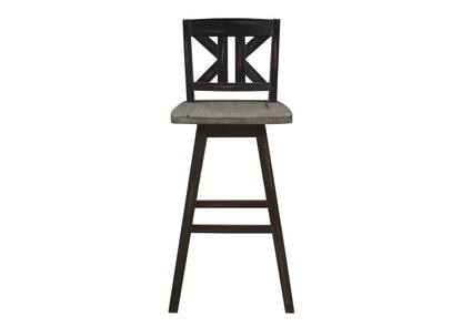 5602-29BKS1 Amsonia Swivel Pub Height Chair