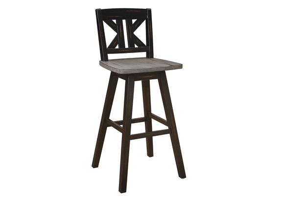 5602-29BKS1 Amsonia Swivel Pub Height Chair