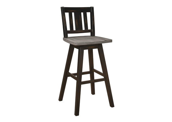 5602-29BKS2 Amsonia Swivel Pub Height Chair