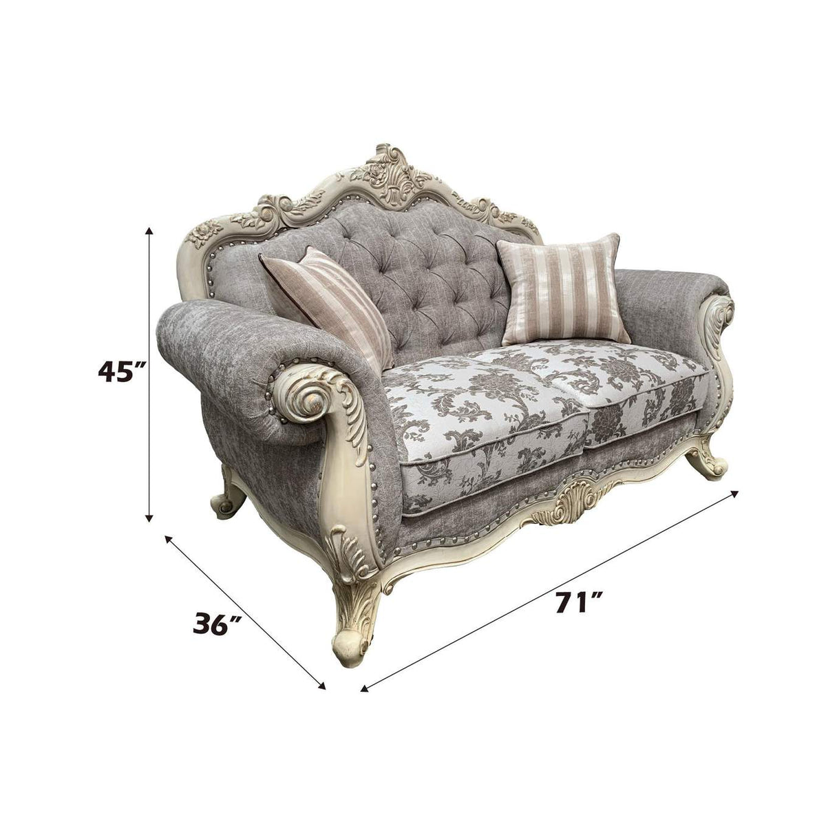 56021 Ragenardus Loveseat with 2 Pillows