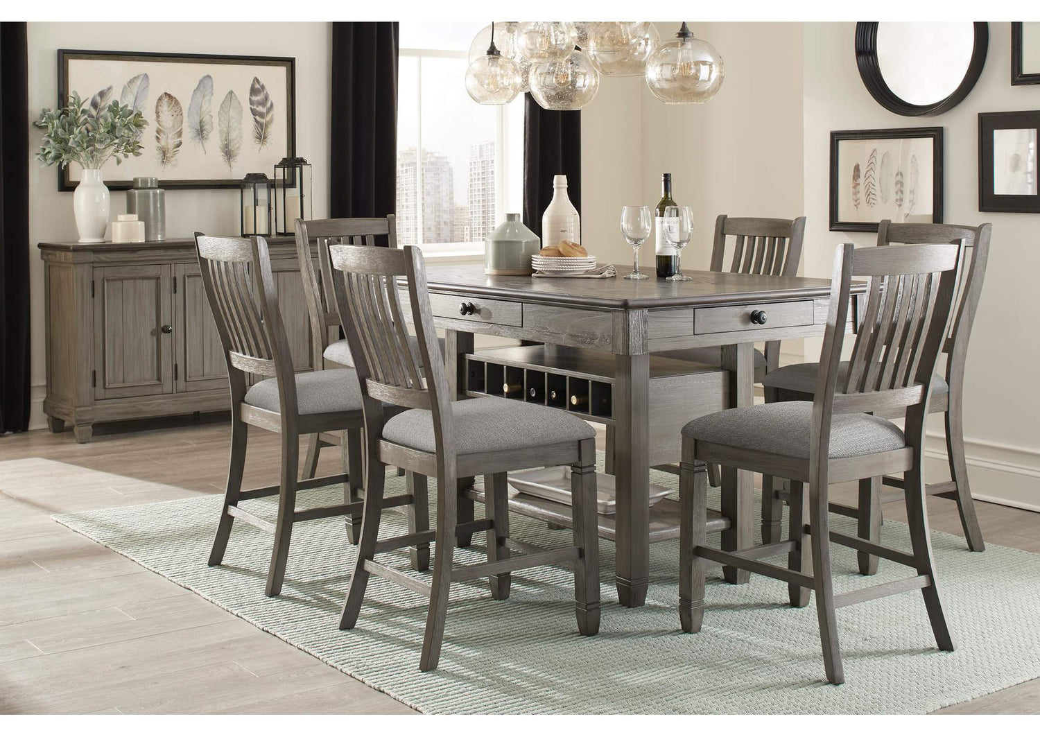 5627GY-24 Granby Counter Height Chair