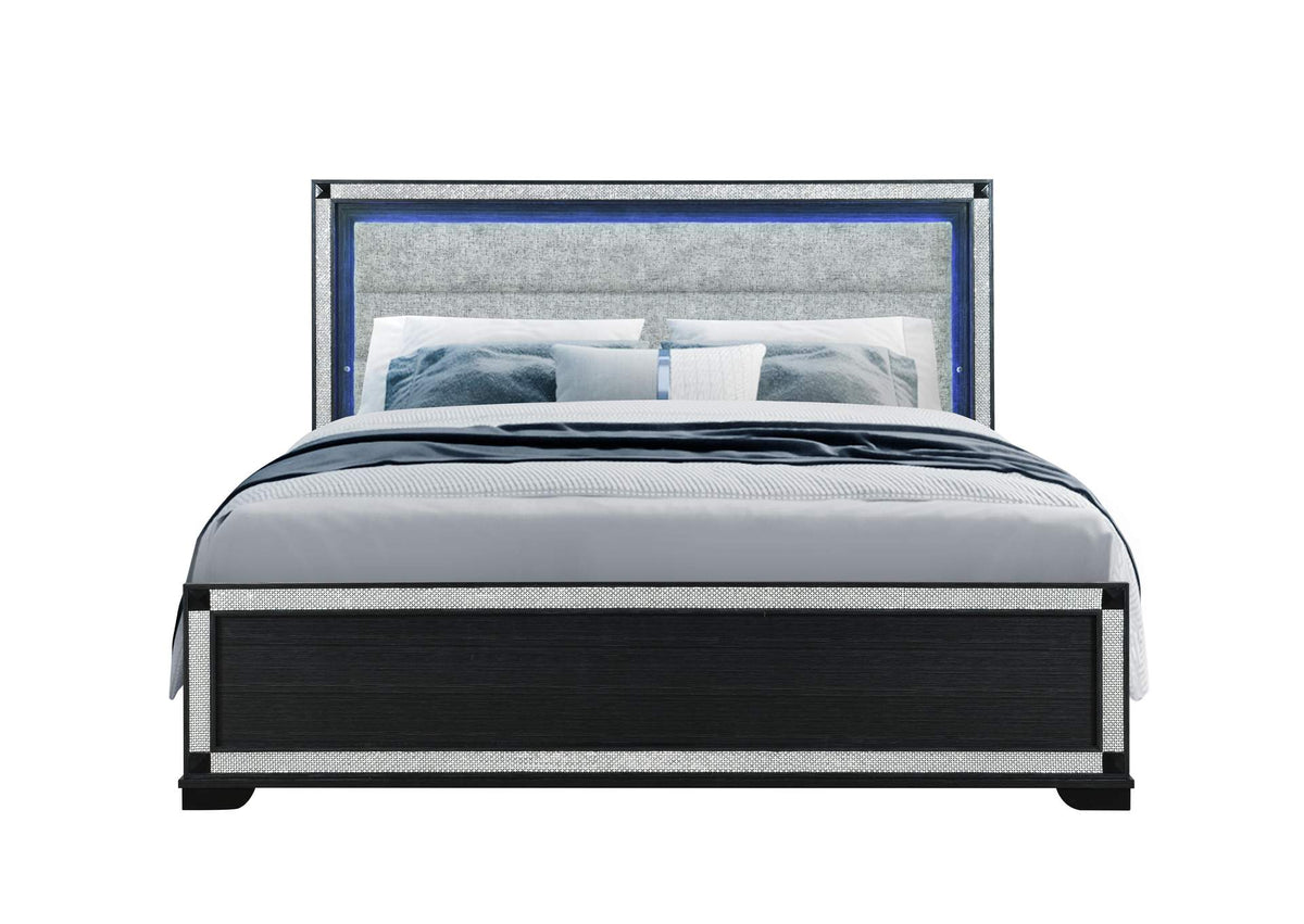 SOLEIL-CHARCOAL-KB SOLEIL CHARCOAL KING BED