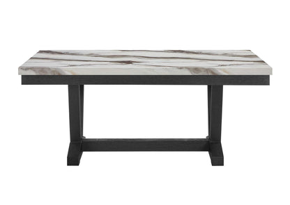 D1319DT-BLK_WHT D1319 BLACK - WHITE DINING TABLE