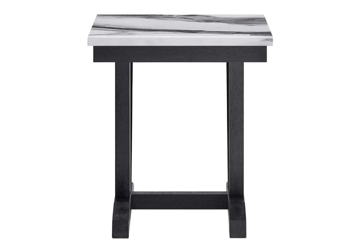 T1319-BLK_WHT-ET T1319 BLK - WHT END TABLE