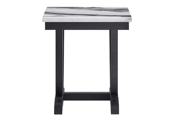 T1319-BLK_WHT-ET T1319 BLK - WHT END TABLE