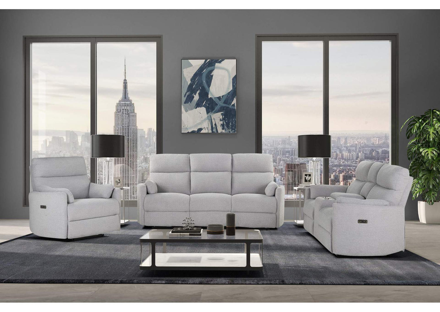 U8571-DOLPHIN-PRS_PCRLS_PR U8571 DOLPHIN POWER REC SOFA - POWER CONSOLE REC LOVESEAT - POWER RECLINER