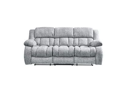 U250-GREY-RS U250 GREY RECLINING SOFA